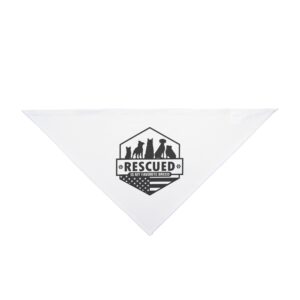 Dog Bandana | Rescued is my Favorite Breed