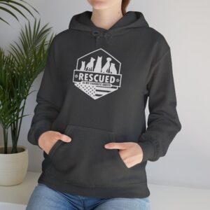 Unisex Heavy Blend™ Hoodie | Rescued is my Favorite Breed