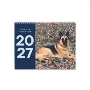2027 GHGSDR Wall Calendar - Monthly Photo Calendar